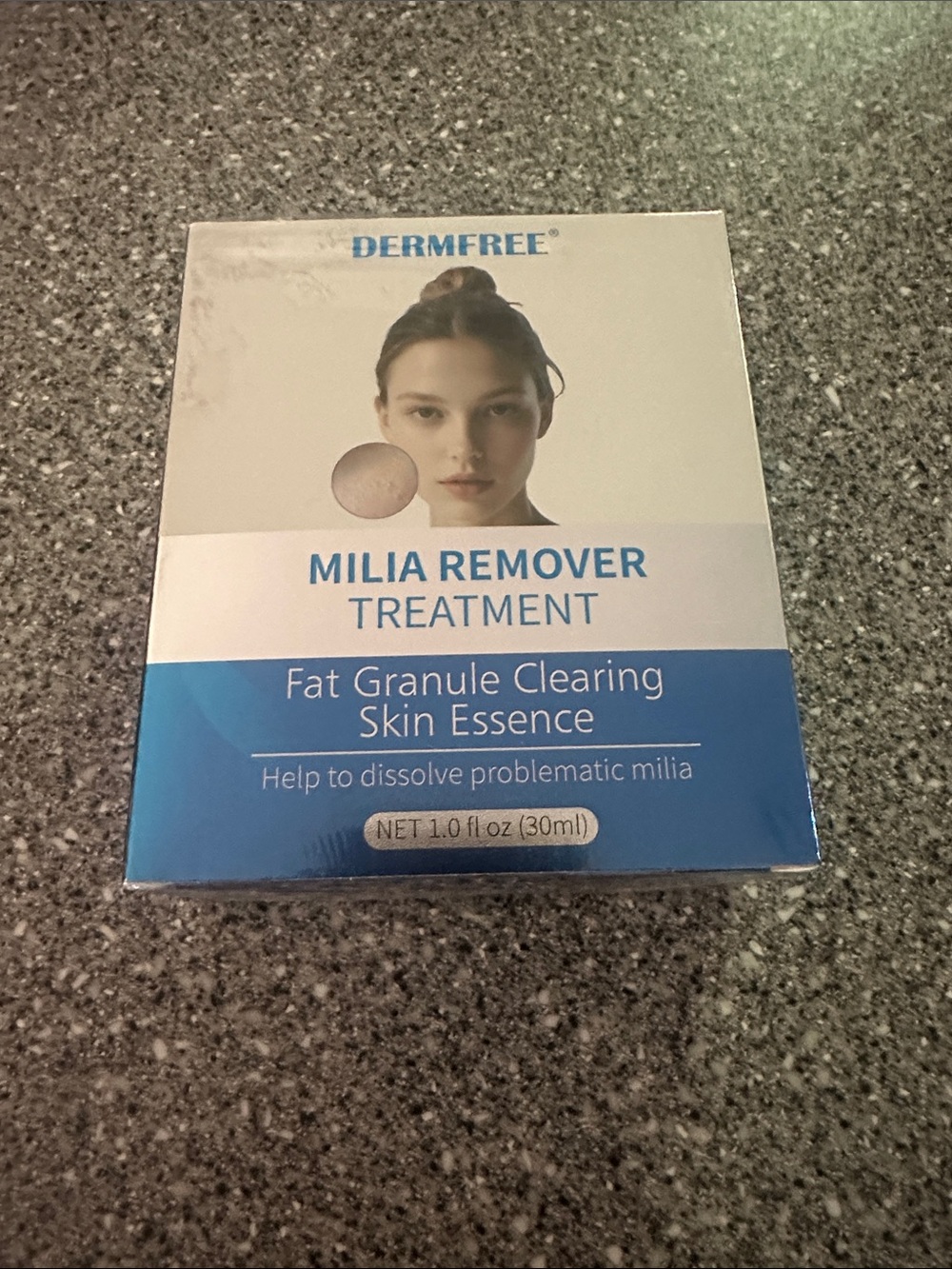 Dermfree Milia Remover Treatment Serum - Blue